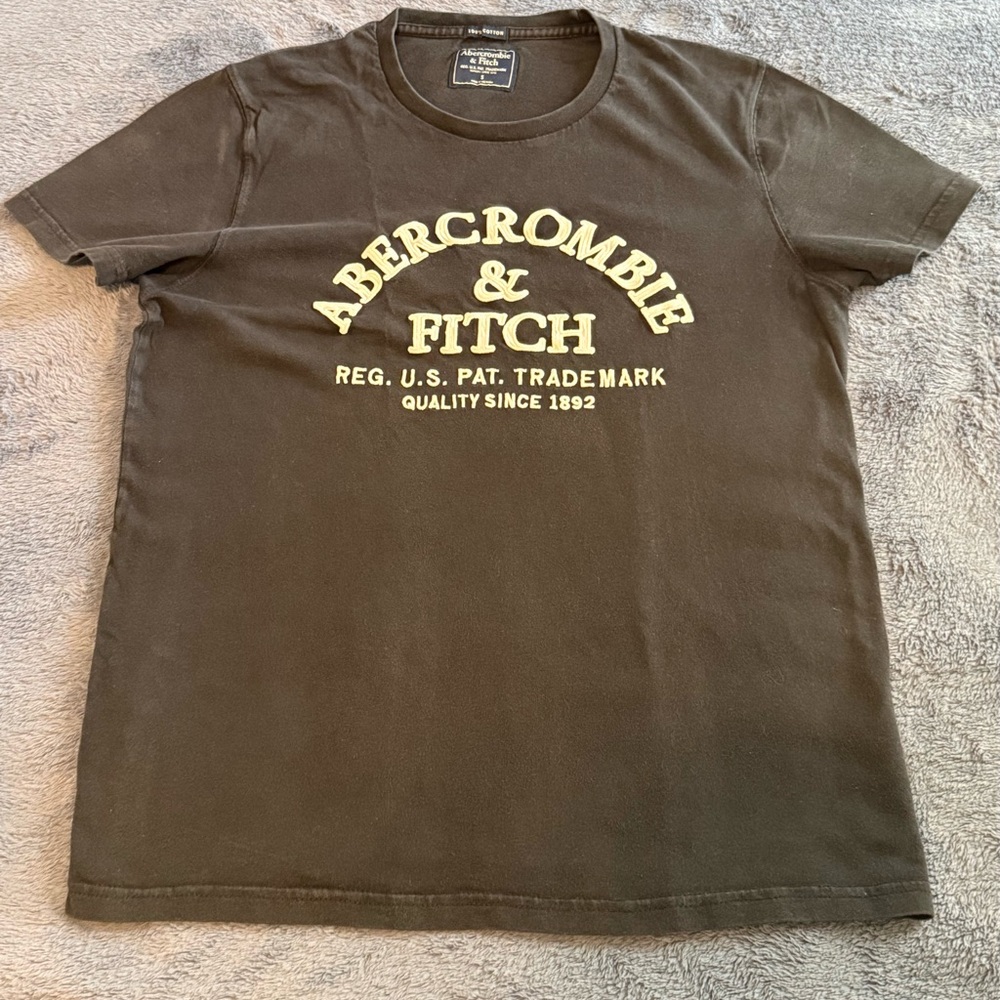 Abercrombie And Fitch Men's Black Short Sleeve T-Shirt‎ S Casual